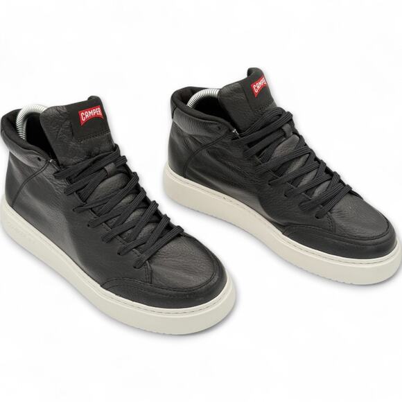 RARE Camper High Top Sneakers Runner K21 38 Black White Streetwear K400648-02 - Picture 3 of 9